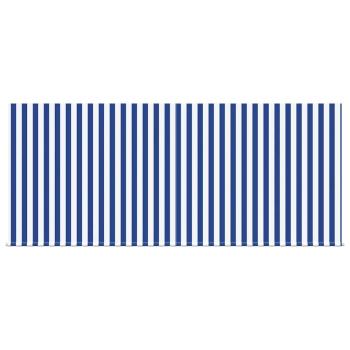 Einziehbare Markise Blau und Weiß 300 x 200 cm