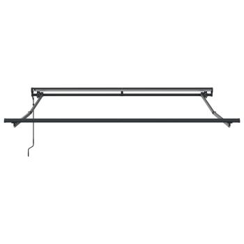 Einziehbare Markise Creme 350 x 250 cm Polyester und Metall