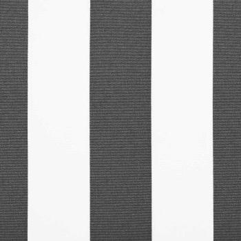 Einziehbare Markise Anthrazit und Weiß 450 x 300 cm