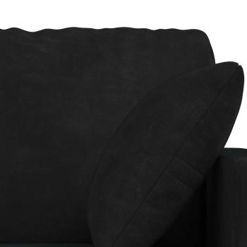 Sofa 2 pcs Schwarz