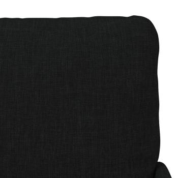 Sofas mit Kissen 55cm Schwarz Sperrholz