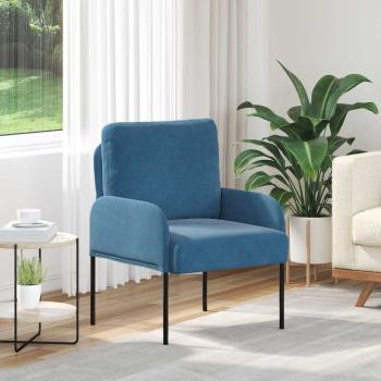 ARDEBO.de - Sofas mit Kissen 55cm Blau Sperrholz
