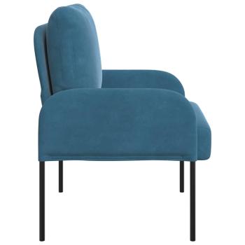 Sofas mit Kissen 55cm Blau Sperrholz