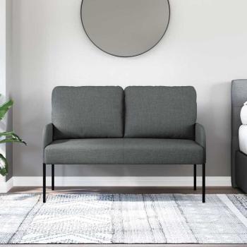 Sofas mit Kissen 110cm Dunkelgrau Sperrholz