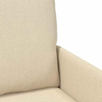 Sofas mit Kissen 110cm Creme Sperrholz