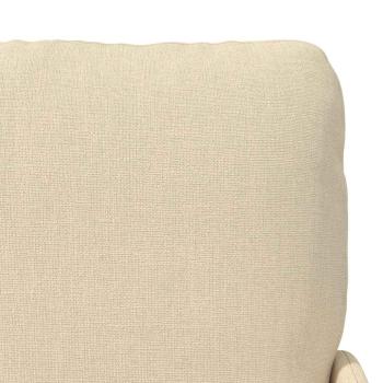 Sofas mit Kissen 110cm Creme Sperrholz