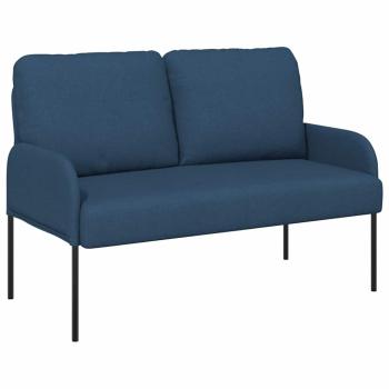 ARDEBO.de - Sofas mit Kissen 110cm Blau Sperrholz
