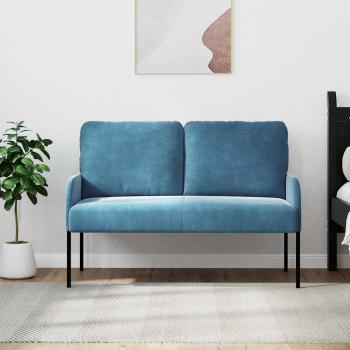 Sofas mit Kissen 110cm Blau Sperrholz
