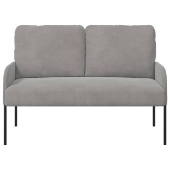 Sofas mit Kissen 110cm Hellgrau Sperrholz