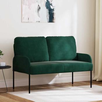 ARDEBO.de - Sofas mit Kissen 110cm Dunkelgrün Sperrholz