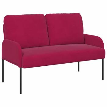 Sofas mit Kissen 110cm Weinrot Sperrholz