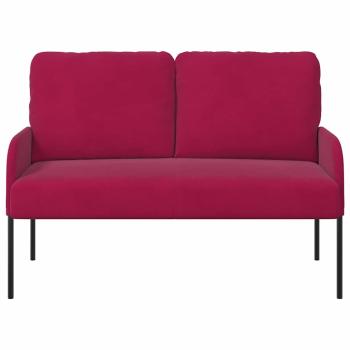 Sofas mit Kissen 110cm Weinrot Sperrholz