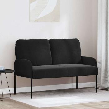 ARDEBO.de - Sofas mit Kissen 110cm Schwarz Sperrholz