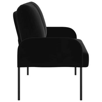 Sofas mit Kissen 110cm Schwarz Sperrholz