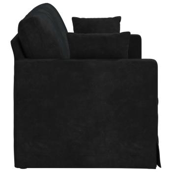 Sofa Schwarz Gesamtabmessungen: 158 x 78 x 80 cm (B x T x H)