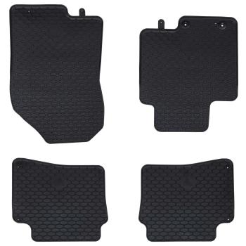 ARDEBO.de - Autofußmatte 4 pcs Schwarz geeignet für Hyundai i20 , BAYON TPE
