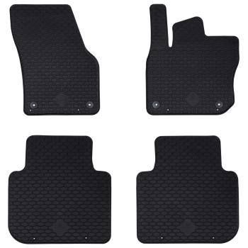 ARDEBO.de - Autofußmatte 4 pcs Schwarz ?koda KODIAQ TDI TPE