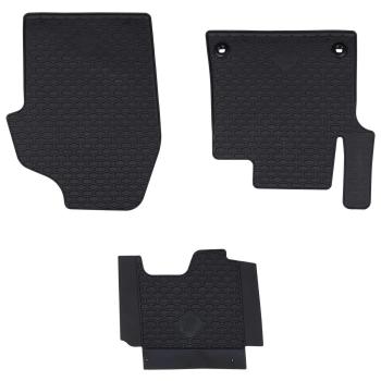 ARDEBO.de - Autofußmatte 3 pcs Schwarz TPE