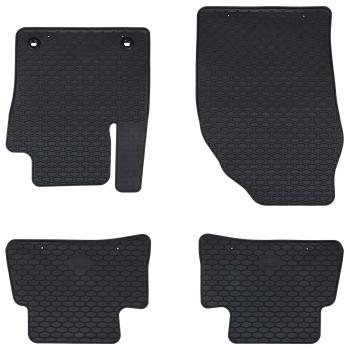 ARDEBO.de - Autofußmatte 4 pcs Schwarz geeignet für Toyota C-HR Hybrid TPE