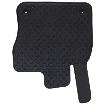 Autofußmatte 4 pcs Schwarz geeignet für AUDI Q2 Gummi