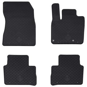 ARDEBO.de - Autofußmatte 4 pcs Schwarz geeignet für Nissan QASHQAI TPE