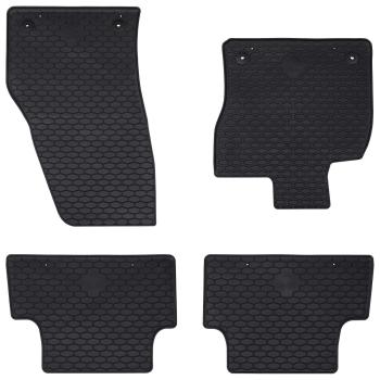 ARDEBO.de - Autofußmatte 4 pcs Schwarz geeignet für T-ROC Cabrio TPE