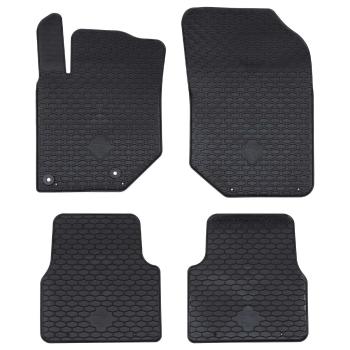 ARDEBO.de - Autofußmatte 4 pcs Schwarz geeignet für C4 , C4X , 2008 TPE