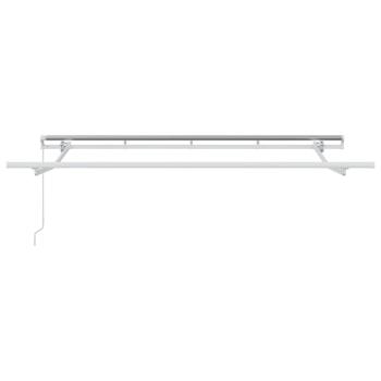 Einziehbare Markise Anthrazit 300 x 200 cm Stoff