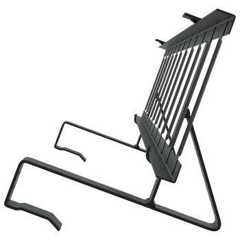 Dachschneeschild Schwarz 800 x 29,5 x 34,5 cm Stahl