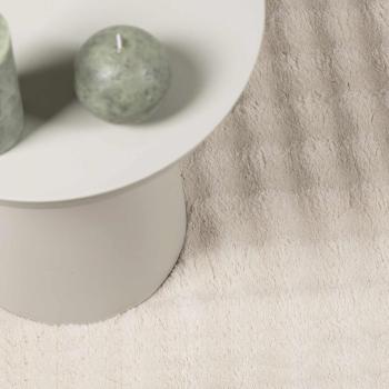 ARDEBO.de - Bereichsteppiche Quadratisch HUARTE Beige 120 x 120 cm