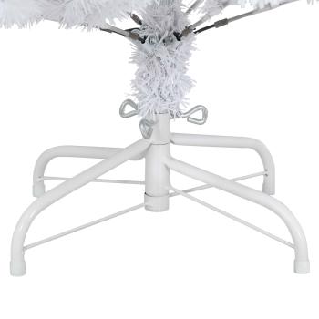 Künstlicher Weihnachtsbaum Weiß 68 x 68 x 120 cm PVC und Metall