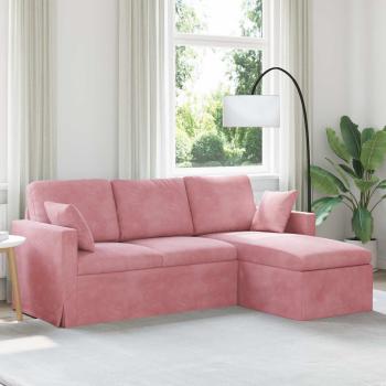 ARDEBO.de - Sofa Rosa 198 x 134 x 80 cm Samt