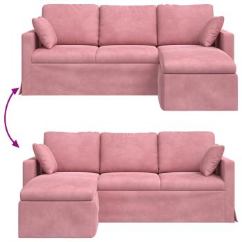 Sofa Rosa 198 x 134 x 80 cm Samt