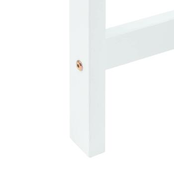 ARDEBO.de - Esszimmerstühle 2 pcs Weiß 40 x 47,5 x 99,5 cm