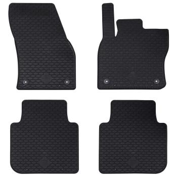ARDEBO.de - Autofußmatte 4 pcs Schwarz TPE