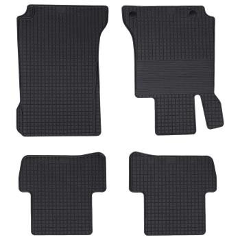 ARDEBO.de - Autofußmatte 4 pcs Schwarz passend für C-Class W205 4D hinten