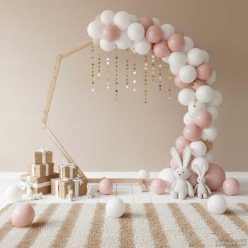 Hochzeitsbogen Hellbraun 221 x 92 x 216 cm Massivholz Kiefer