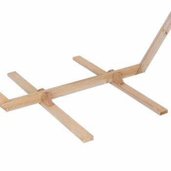 Hochzeitsbogen Hellbraun 221 x 92 x 216 cm Massivholz Kiefer