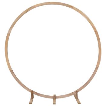 Hochzeitsbogen Hellbraun 224 x 80 x 220 cm Massivholz Kiefer