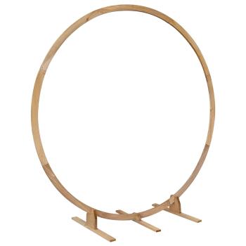 Hochzeitsbogen Hellbraun 224 x 80 x 220 cm Massivholz Kiefer