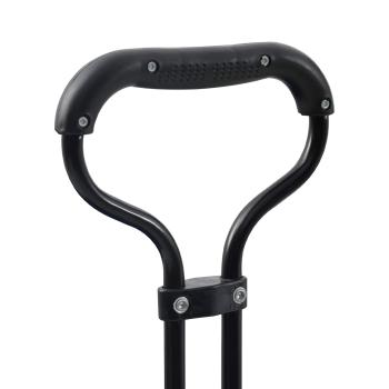 Klapp-Handwagen Grau 89 x 63 x 96 cm Stahl und Oxford-Stoff