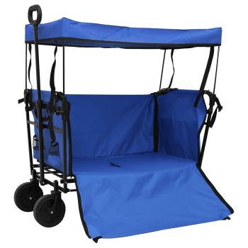 Klapp-Handwagen Schwarz 105 x 56,5 x 116 cm Oxford-Stoff