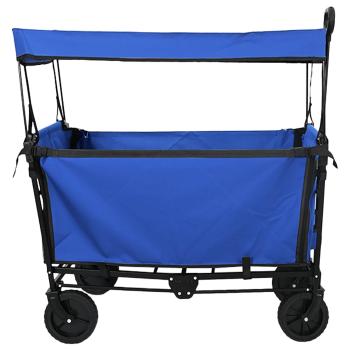 Klapp-Handwagen Schwarz 105 x 56,5 x 116 cm Oxford-Stoff