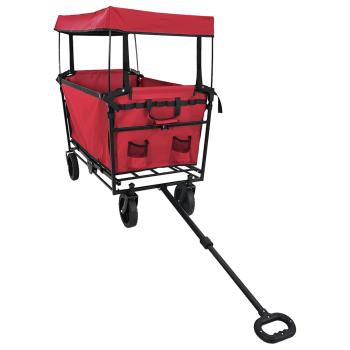 Klapp-Handwagen Rot 105 x 56,5 x 116 cm Oxford-Stoff
