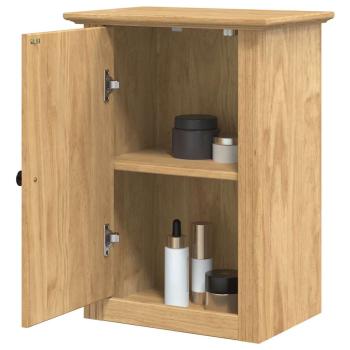 Badezimmer-Wandschrank mit Tür BODO Honigbraun 44 x 30 x 60 cm