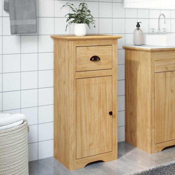 ARDEBO.de - Badezimmerschrank BODO Honigbraun 44 x 30 x 90 cm Holzwerkstoff