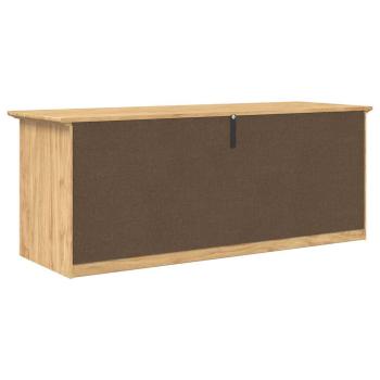 Flurbank BODO Honigbraun 118 x 40 x 50 cm Holzwerkstoff