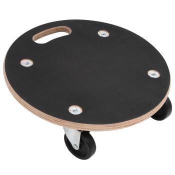 Transportwagen 6 pcs Grau Sperrholz