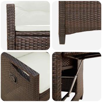 Liegestühle für den Garten 56 x 60 x 112 cm Stahl