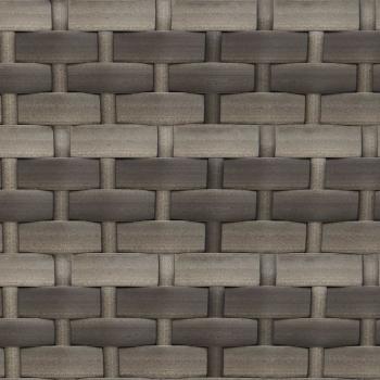 Garten-Sofaset mit Kissen 2 pcs Grau Polyrattan und Stahl